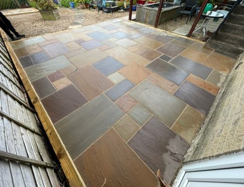 Indian Sandstone Patio Project in Halifax