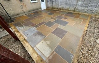 indian sandstone halifax garden project (2)